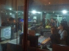 Inside the booth.